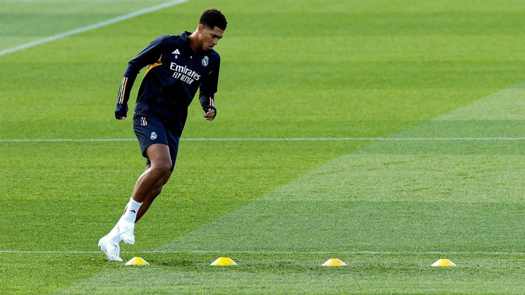 Bellingham, durante un entrenamiento.