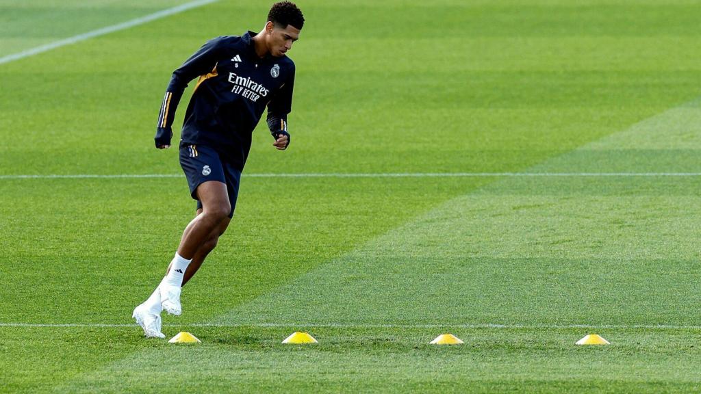Bellingham, durante un entrenamiento.
