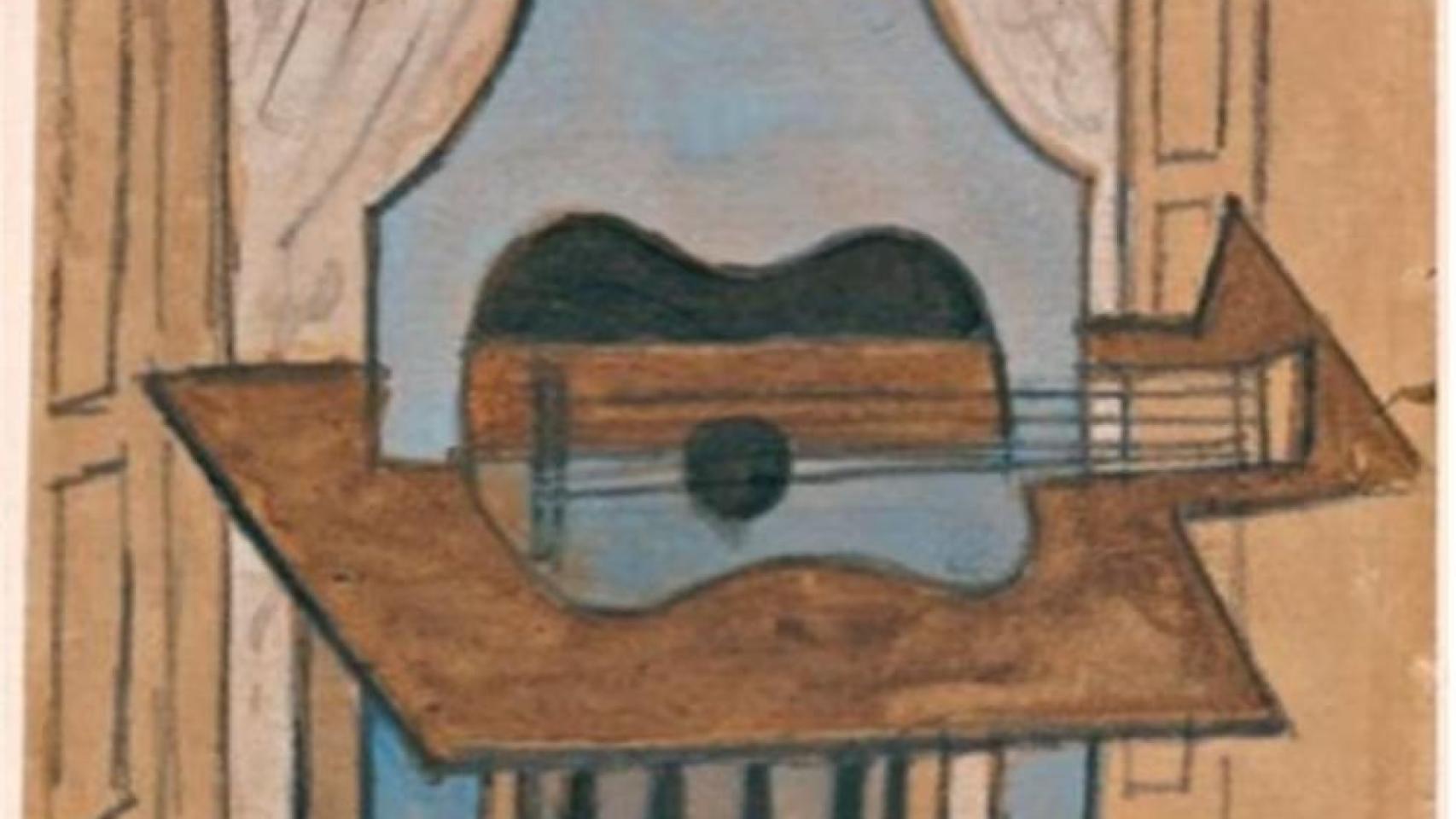 'Naturaleza muerta con guitarra', 1919, de Pablo Picasso