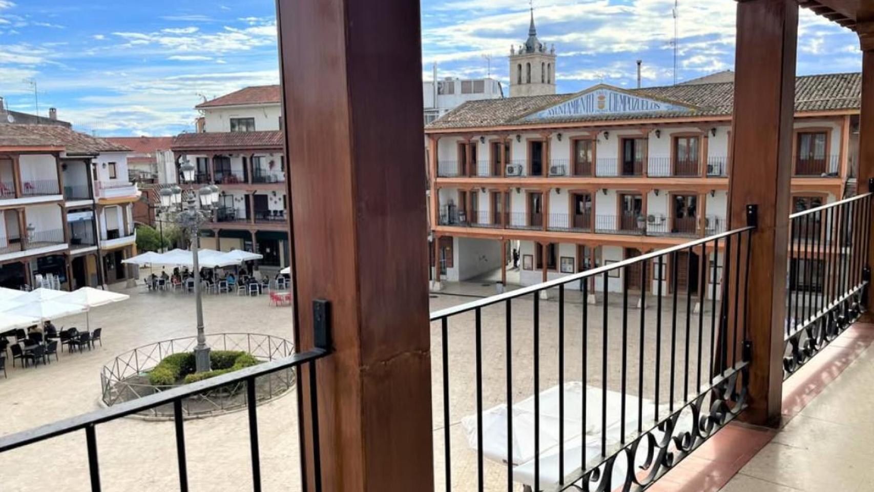 Vista de la plaza de Ciempozuelos.