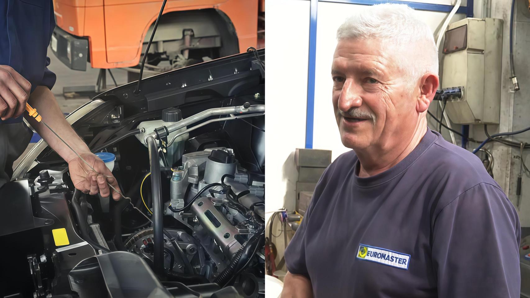 Juan, mecánico con 44 años de experiencia