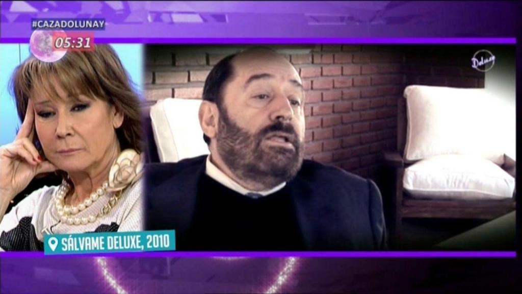 Mila Ximénez, viendo las duras acusaciones que le lanzaba el abogado en el 'Deluxe'.