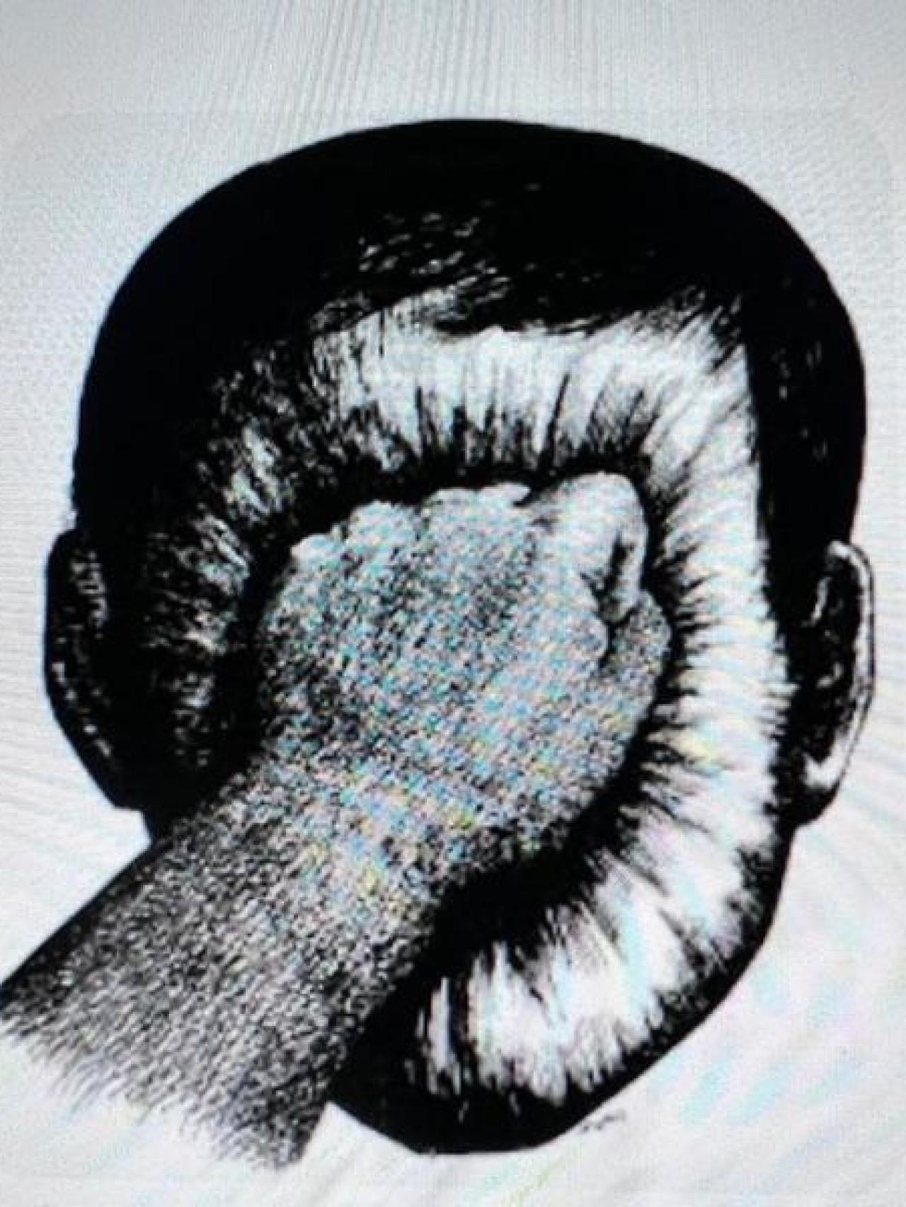 'Sin la lápida', dibujo de Roland Topor.