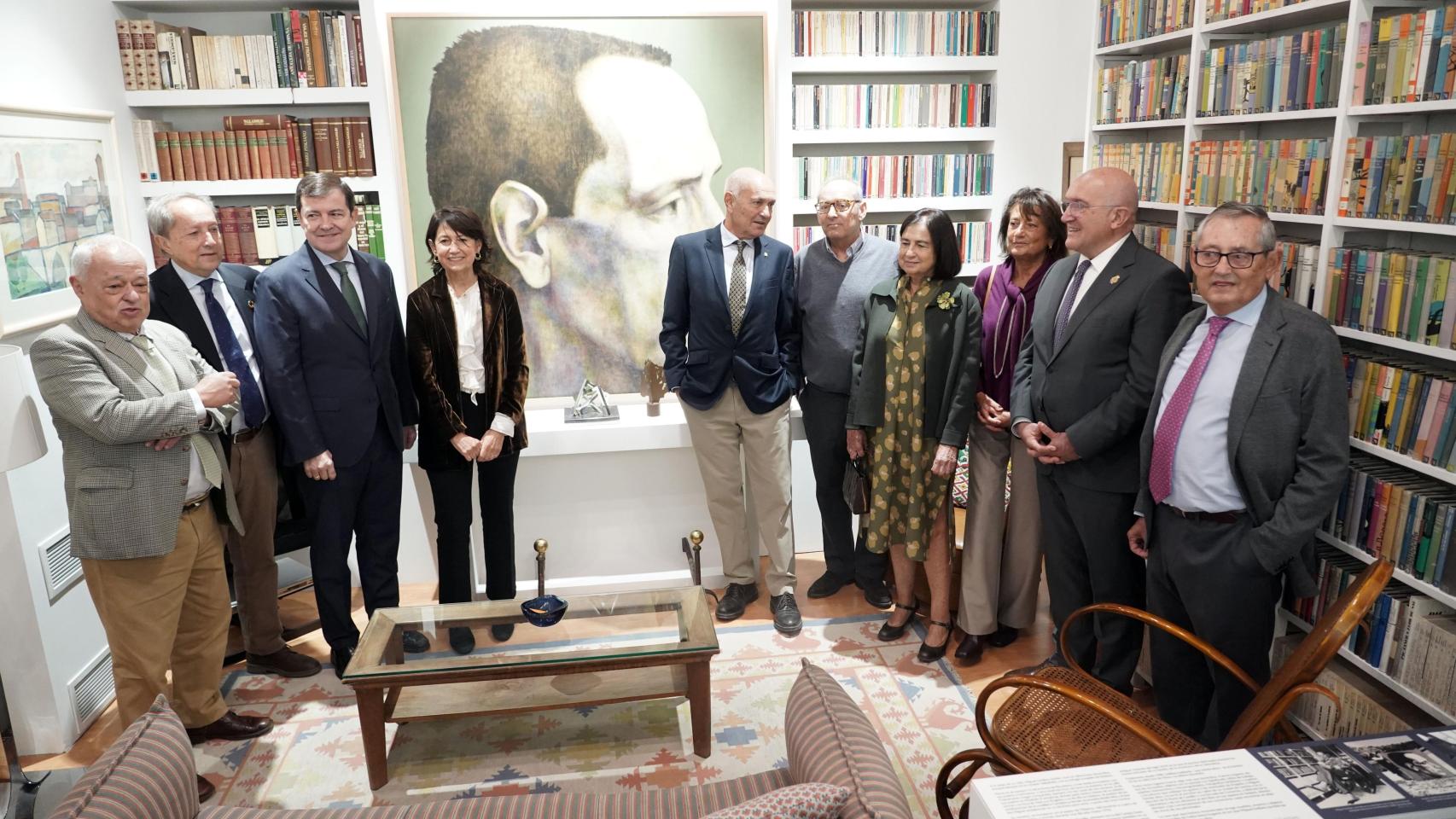 El presidente de la Junta de Castilla y León, Alfonso Fernández Mañueco, y el alcalde de Valladolid, Jesús Julio Carnero, asisten a la inauguración de la Casa Delibes