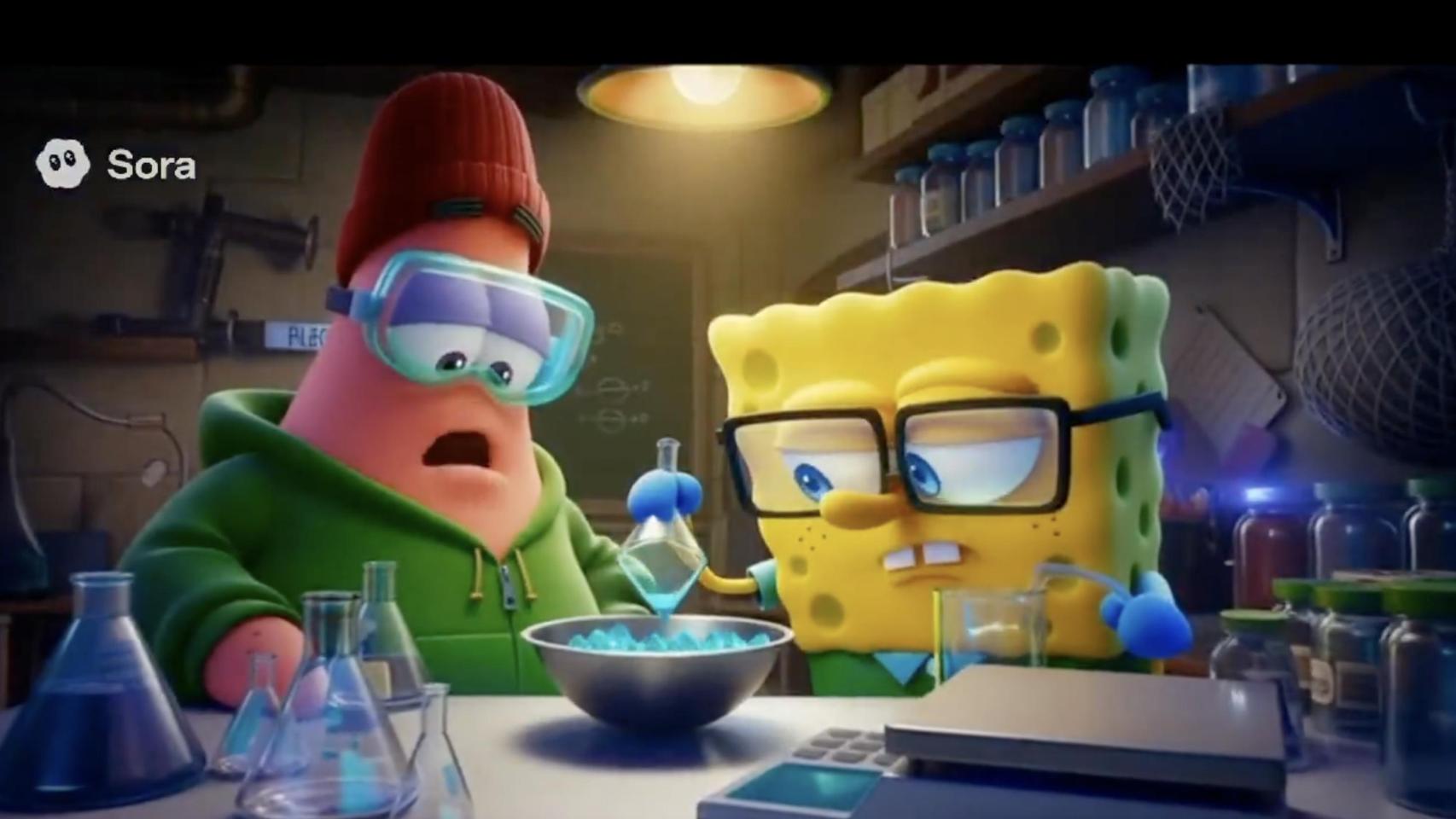 Un vídeo creado con inteligencia artificial. Imagen: X.