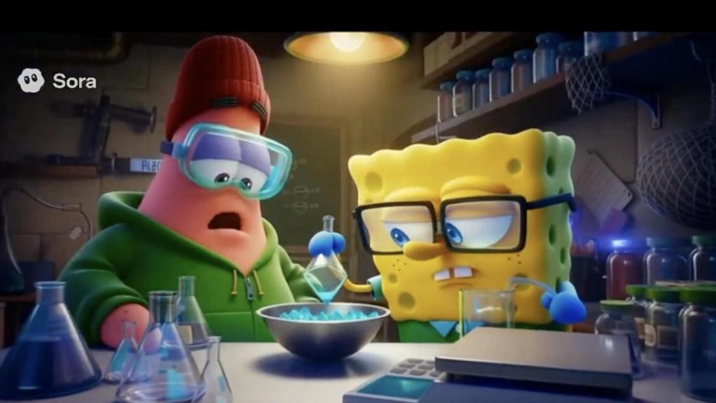 Un vídeo creado con inteligencia artificial. Imagen: X.