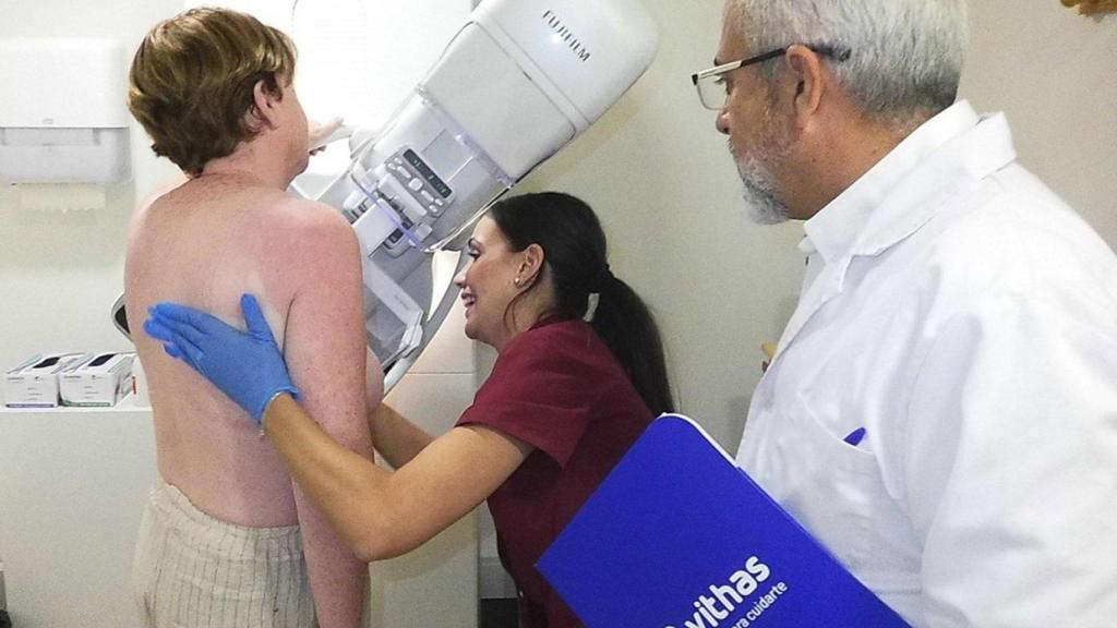 Una mamografía en Vithas Málaga.