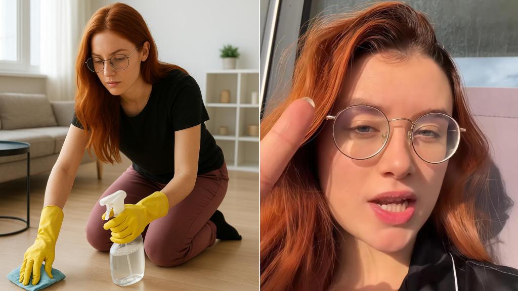 Ana Marina, limpiadora y creadora de contenido