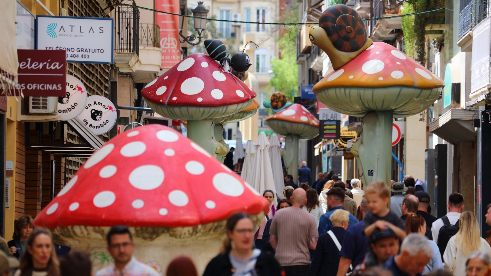 La calle de las setas Alicante