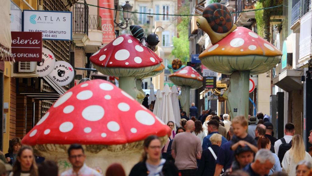 La calle de las setas Alicante