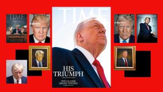 Un montaje con varias fotografías que no gustaron al presidente norteamericano.