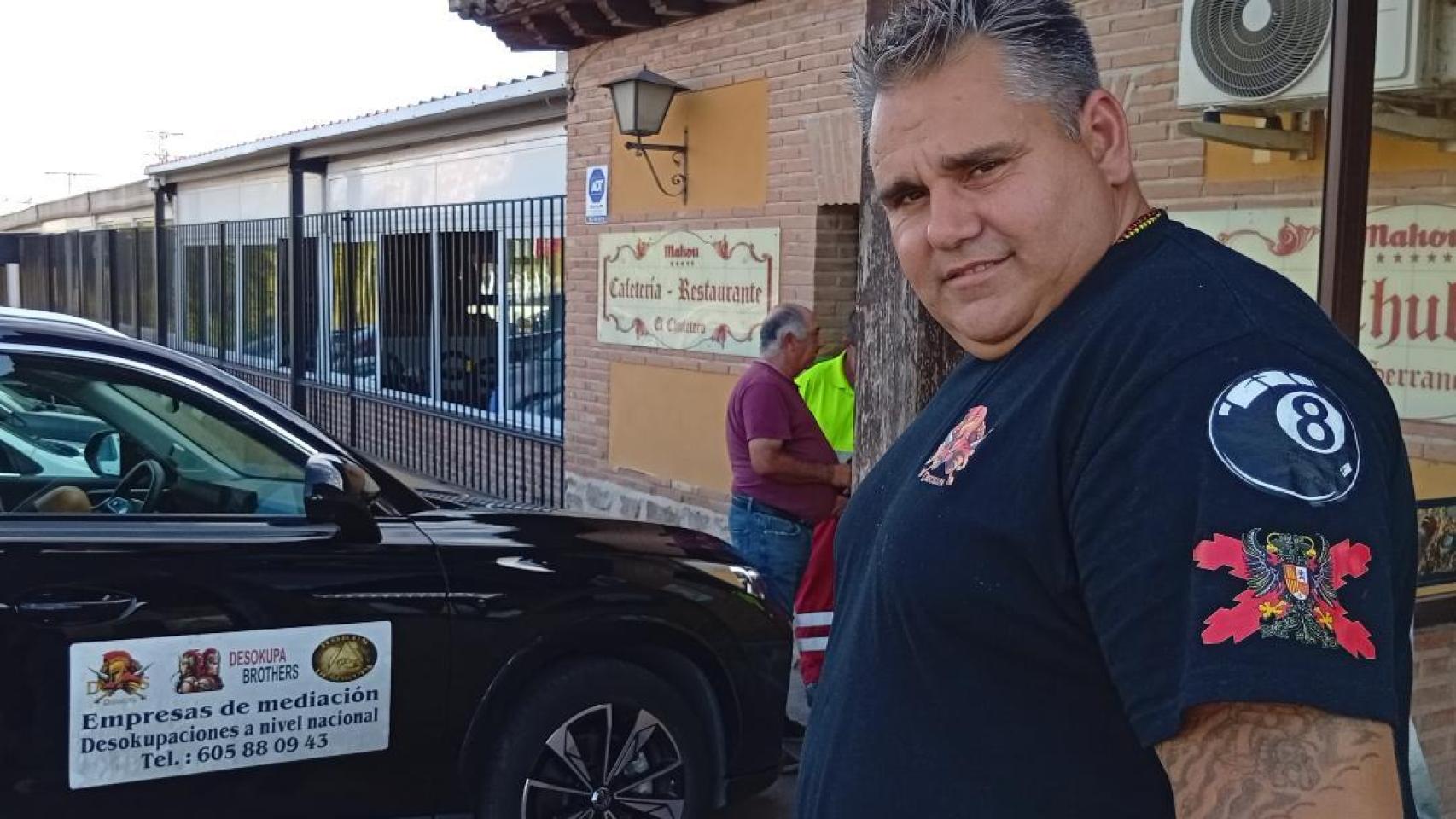 Rafael después de la entrevista concedida a EL ESPAÑOL de CLM.