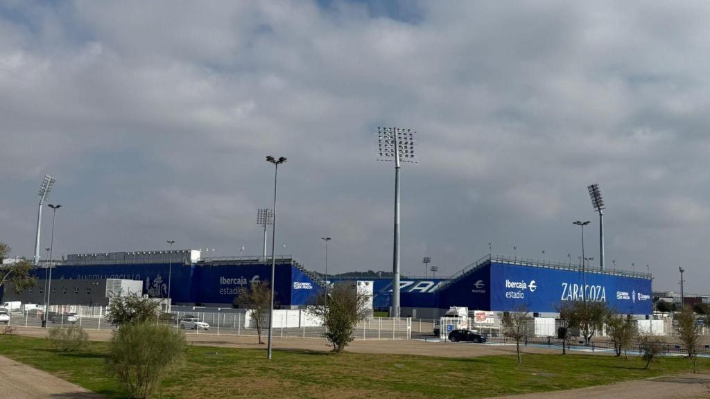 El Ibercaja Estado situado en el Parking Norte de Zaragoza