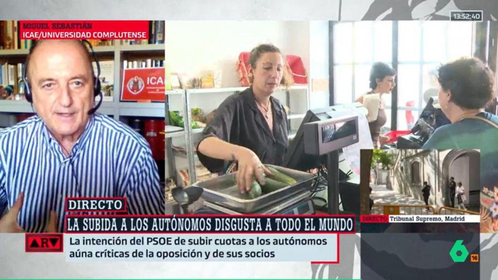 Miguel Sebastián en 'Al Rojo Vivo'