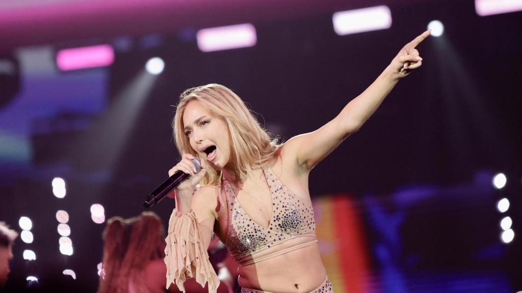 Ana Mena, en una gala de 'OT 2023'.