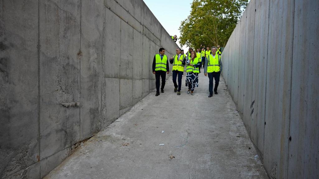 Visita a las obras del Paseo del Bosque.