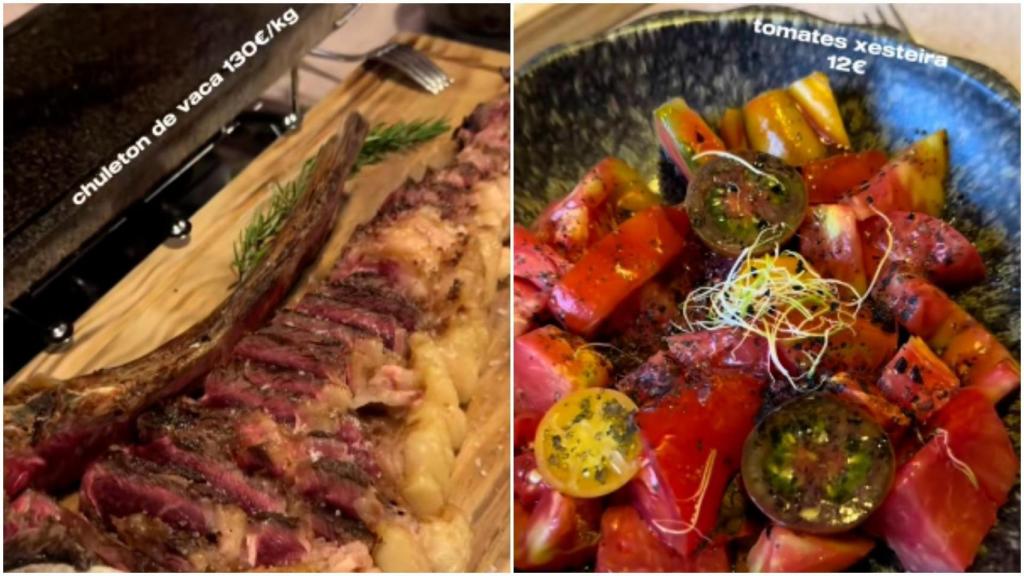 Paga 140 euros en un restaurante cerca de Pontevedra y no se corta