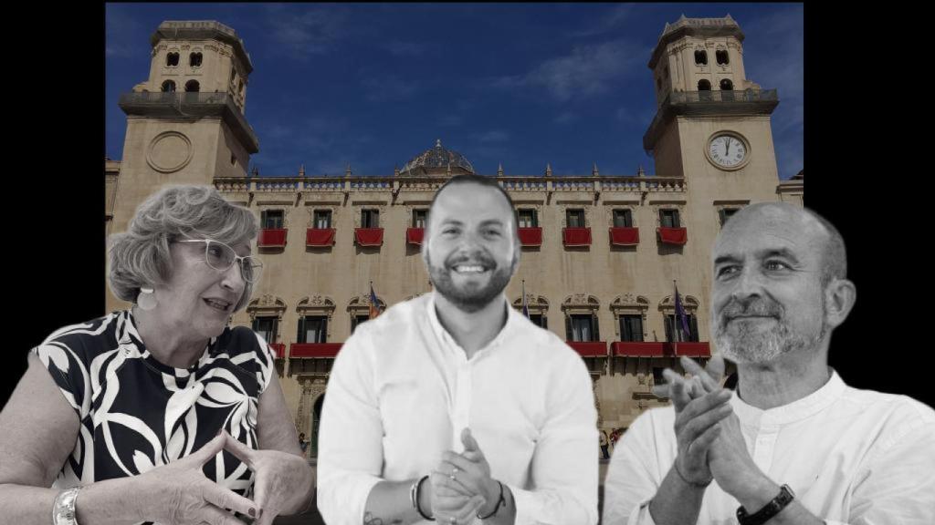 Ana Barceló, Rafa Mas y Manolo Copé.