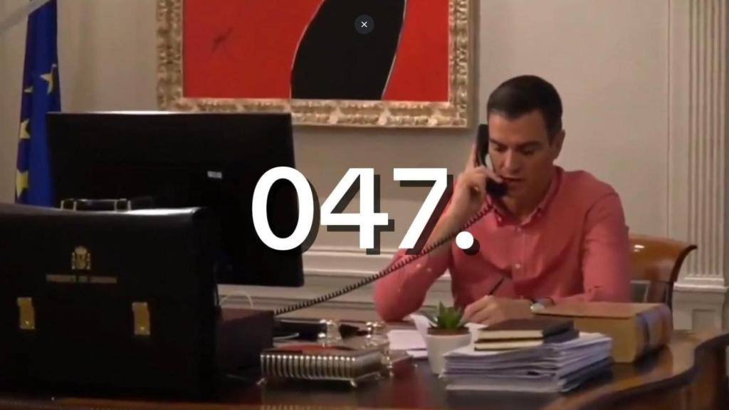 Vídeo difundido en redes por el PP para ridiculizar el nuevo teléfono 047.
