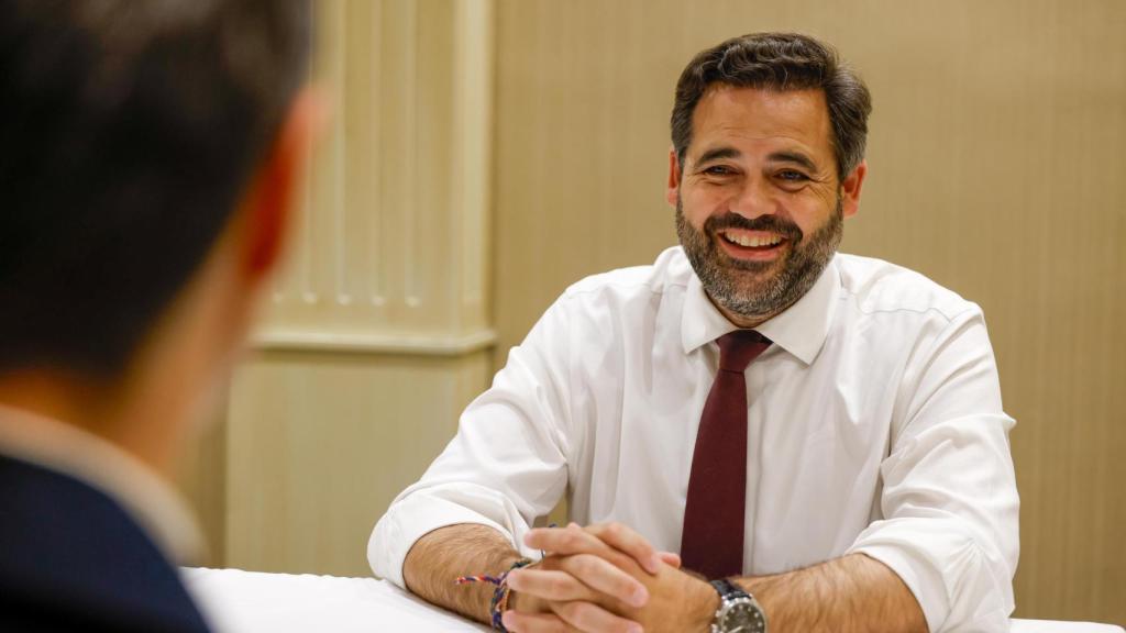 Paco Núñez momentos antes de comenzar la entrevista.