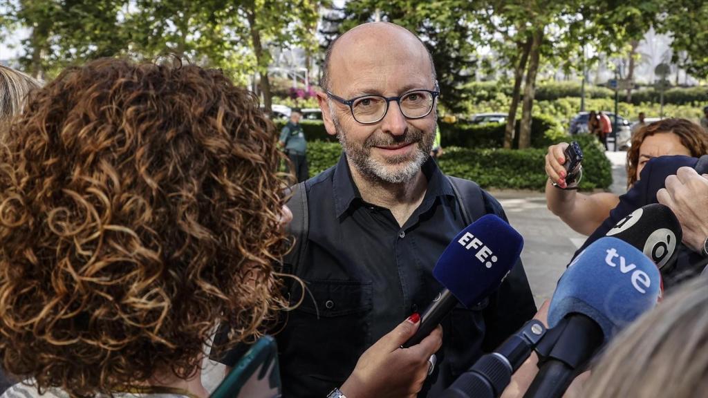 Francis Puig, el día que declaró ante el juez. Rober Solsona.