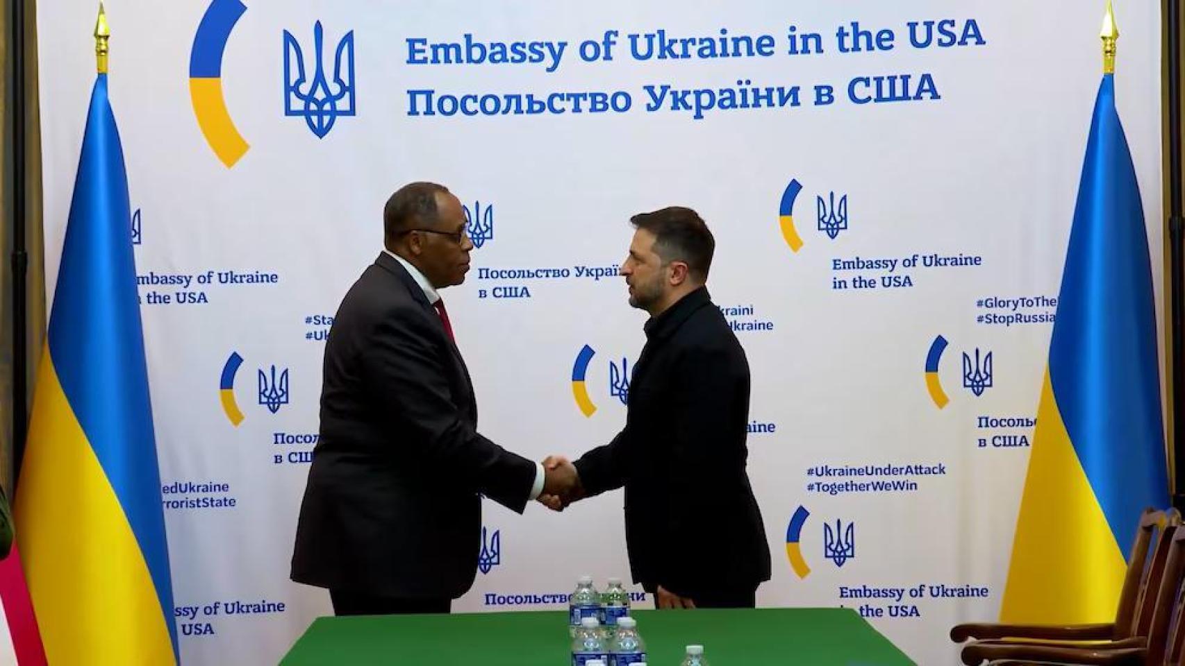 Zelensky se reunió con los principales fabricantes de armas de EEUU