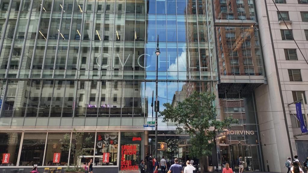 Zona del Civic Hall en Union Square.