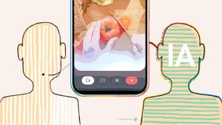 Fotomontaje inspirado en Gemini Live de Google