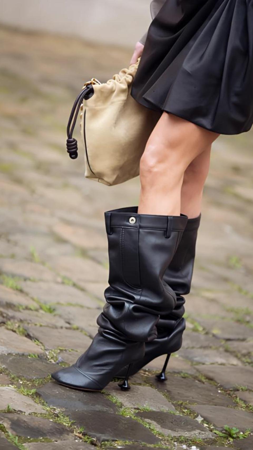 Imagen de 'street style' antes del desfile de Loewe.