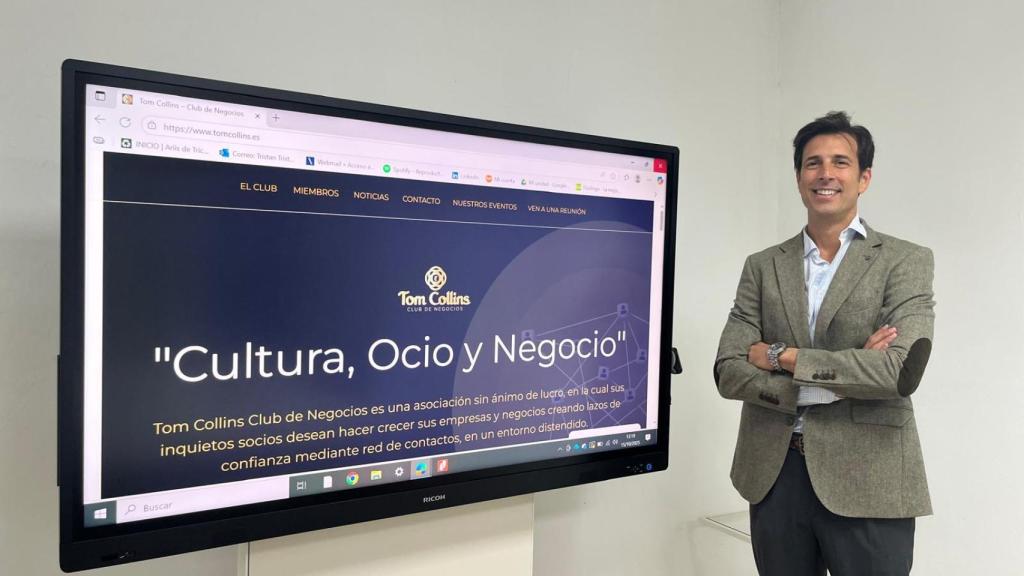 Tristán Tristán, presidente del club de negocios Tom Collins.