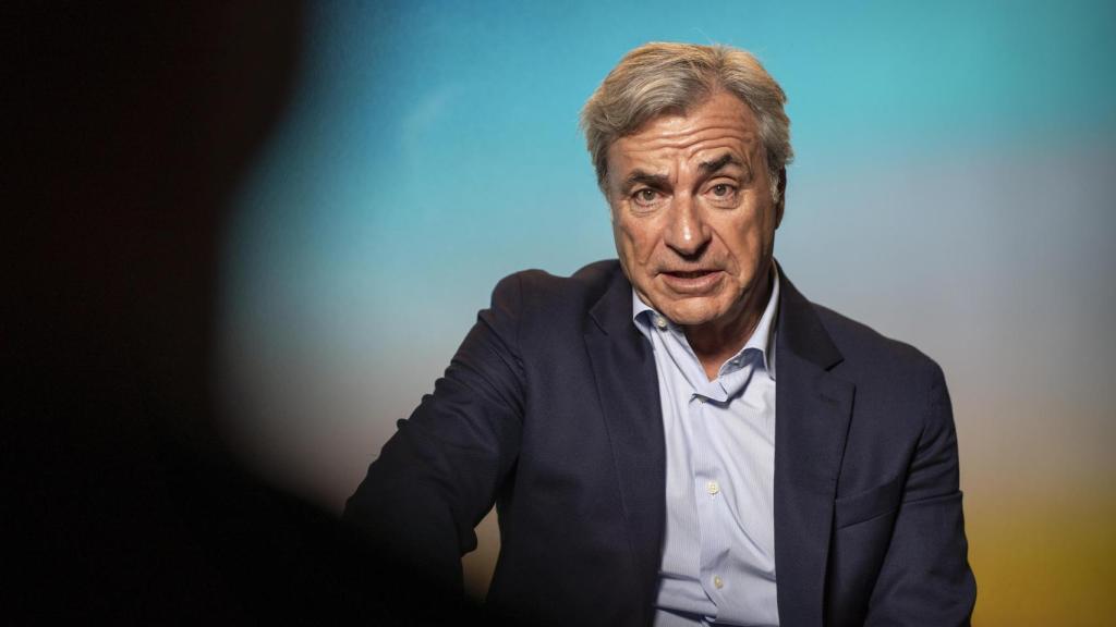 Carlos Sainz, en una entrevista con EL ESPAÑOL