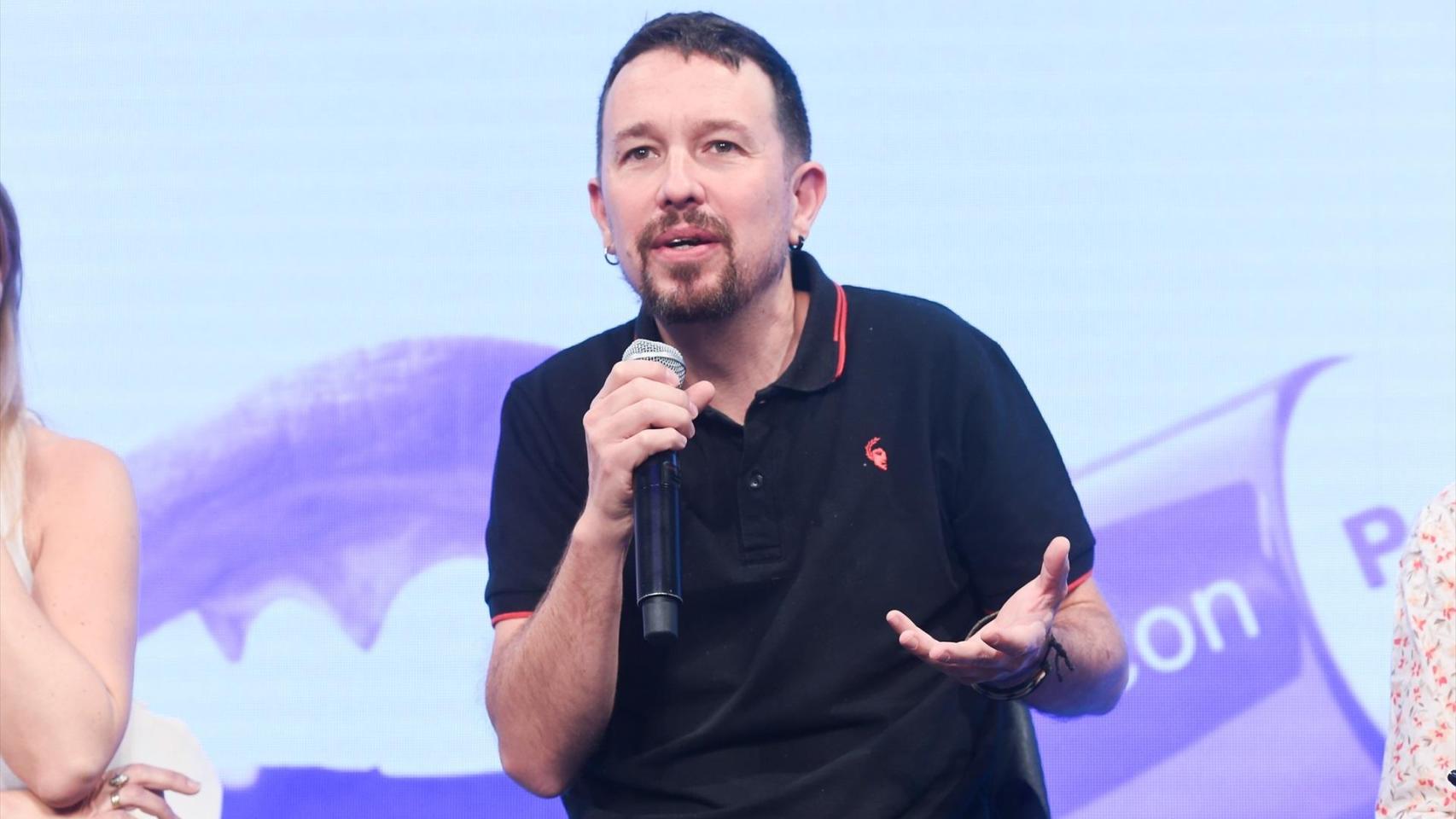 Pablo Iglesias, este sábado en la 'Uni de Otoño' de Podemos.