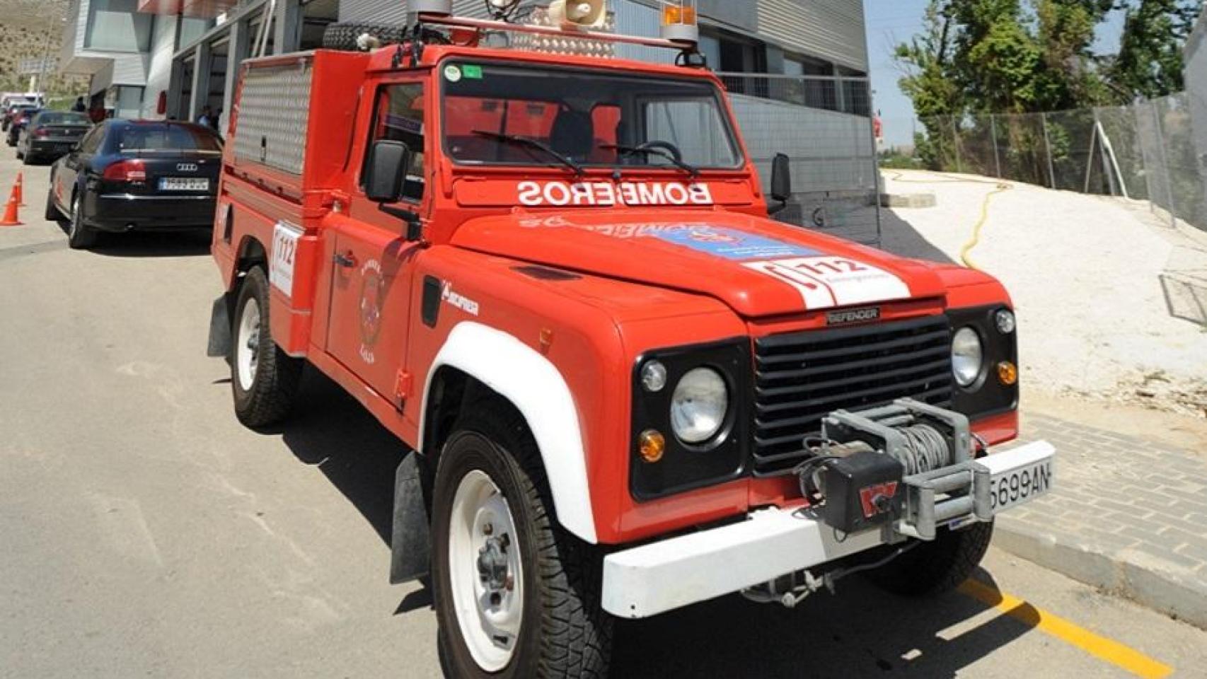 Un vehículo de bomberos.