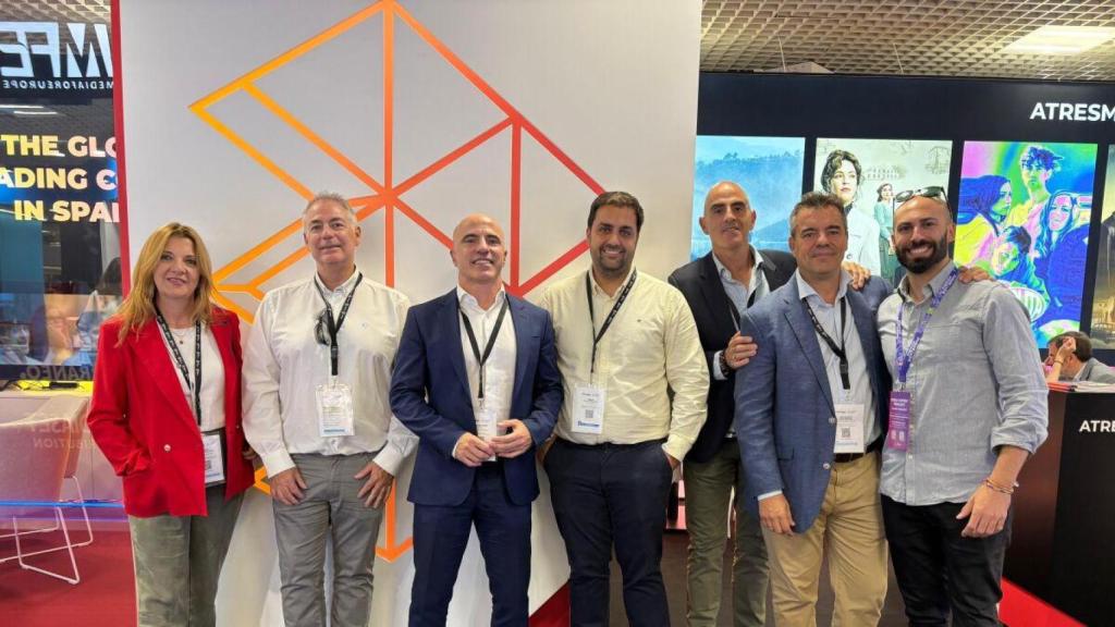 Responsables de Atresmedia Sales en el MIPCOM de Cannes.