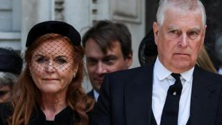El príncipe Andrés y su exmujer Sarah Ferguson, el pasado septiembre.