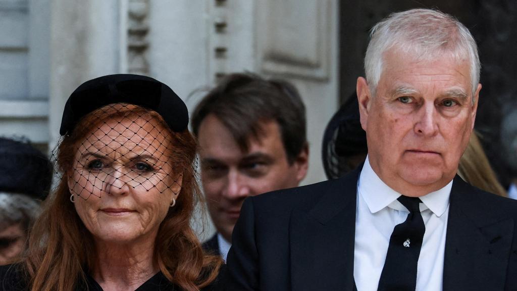 El príncipe Andrés y su exmujer Sarah Ferguson, el pasado septiembre.