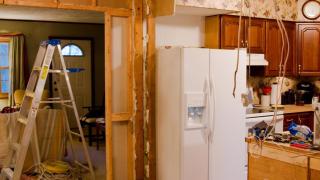 Una cocina en reformas.