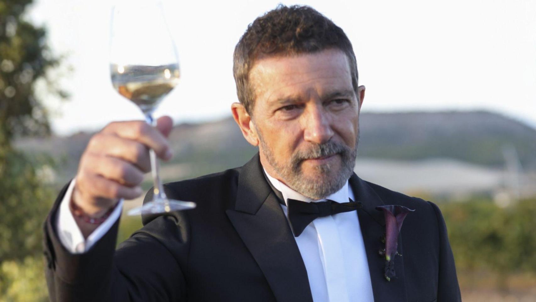 Antonio Banderas, en la boda de su hija Stella del Carmen con Alex Gruszynski.