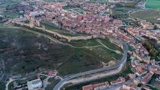 Imagen aérea de Molina de Aragón (Guadalajara).