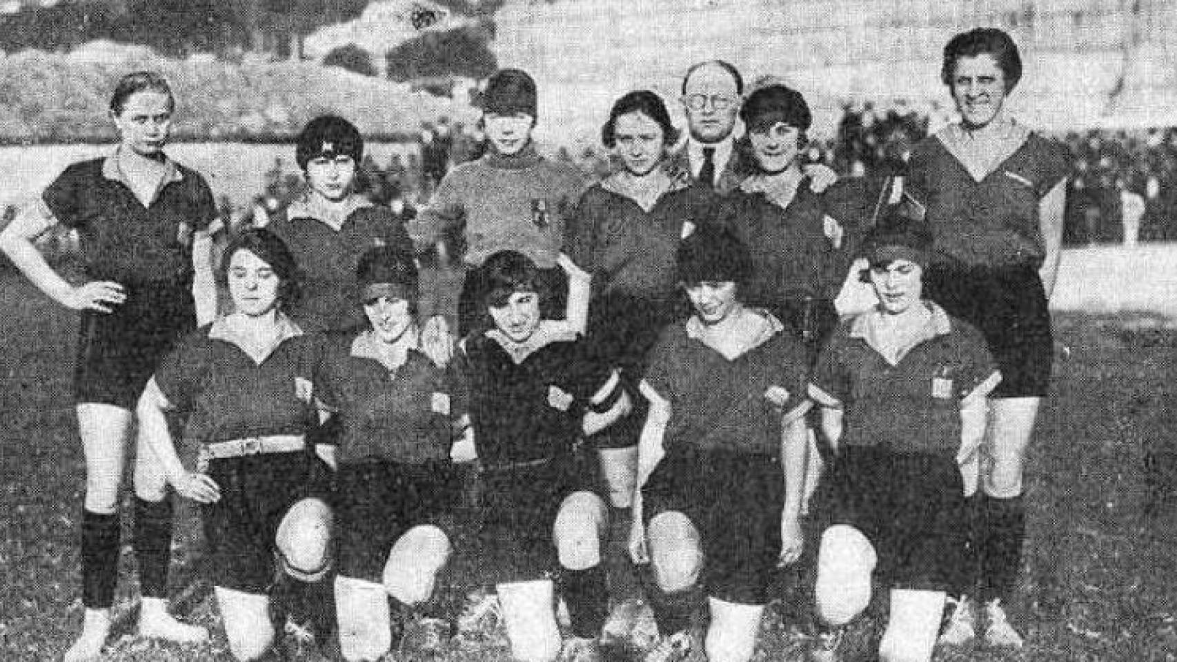 Fémina Club Brusselles, un día después del partido en Zaragoza.