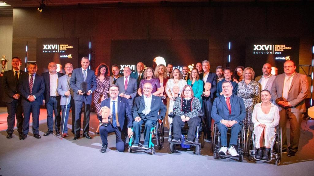 Imagen de los premiados en 2024.