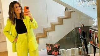 Nuria Roca en su casa.