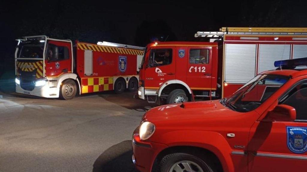 Una imagen de archivo de los Bomberos de la Diputación de Soria