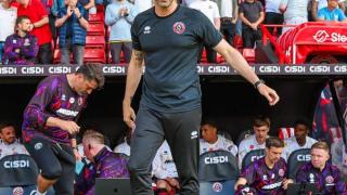Rubén Sellés, como entrenador del Sheffield United