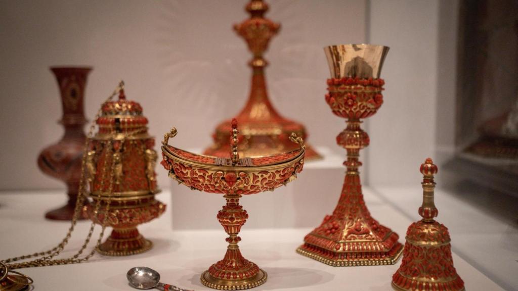 Vista de uno de los tesoros que se muestran en la Galería de las Colecciones Reales. Foto: Cristina Villarino