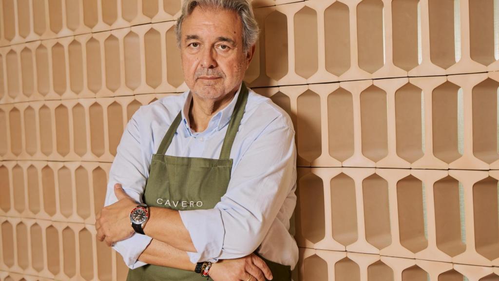 Juanjo López en el restaurante Calvero.