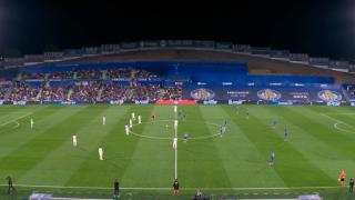 Los jugadores del Real Madrid y el Getafe protestan por la falta de transparencia de LaLiga.