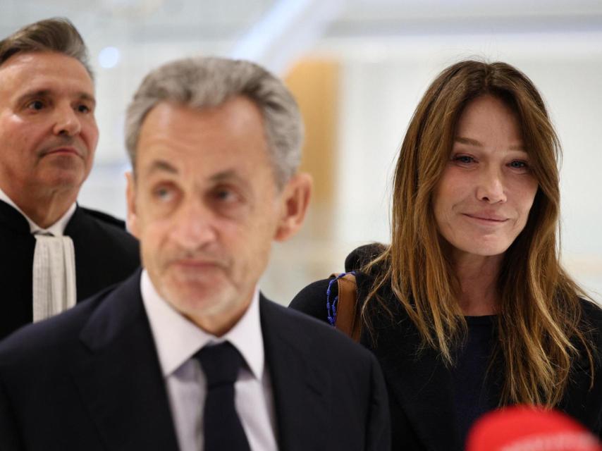 Nicolas Sarkozy y su mujer, Carla Bruni, en una fotografía tomada el 29 de septiembre.