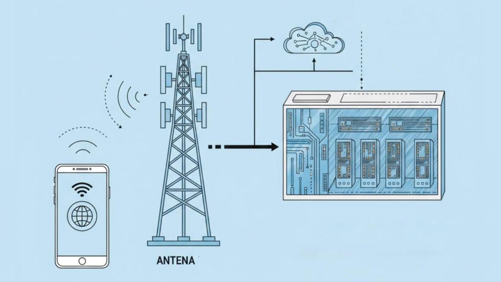 Esquema de funcionamiento de INternet
