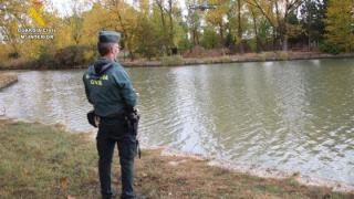 Imagen del lugar en el que ha sido rescatado el cadáver en Medina de Rioseco
